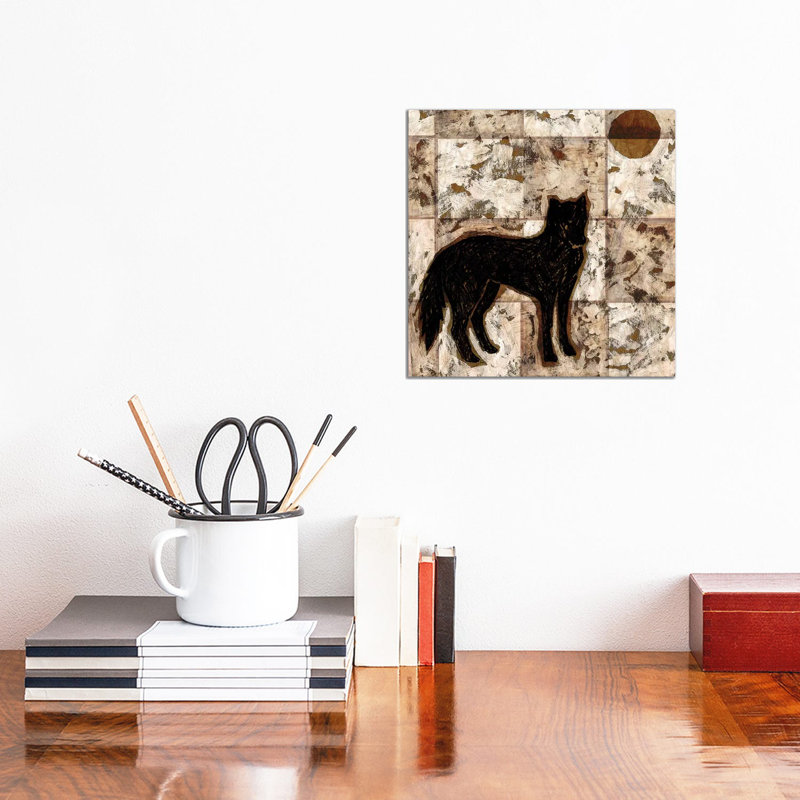 Wolf by Nicholas Biscardi - Wrapped Canvas Gallery-Wrapped Canvas Giclée, 30.48 cm H x 30.48 cm W
