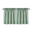 Lot de 2 rideaux gaufrés de style bistro, panneaux semi-transparents 76 x 61 cm pour fenêtre de cuisine, style champêtre, verts-447548463-447548452