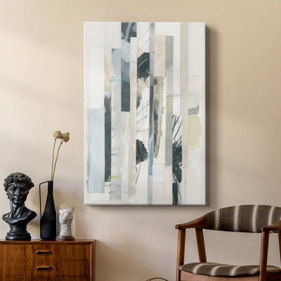 Paper Strata II -Custom Wrapped Gallery Cavas