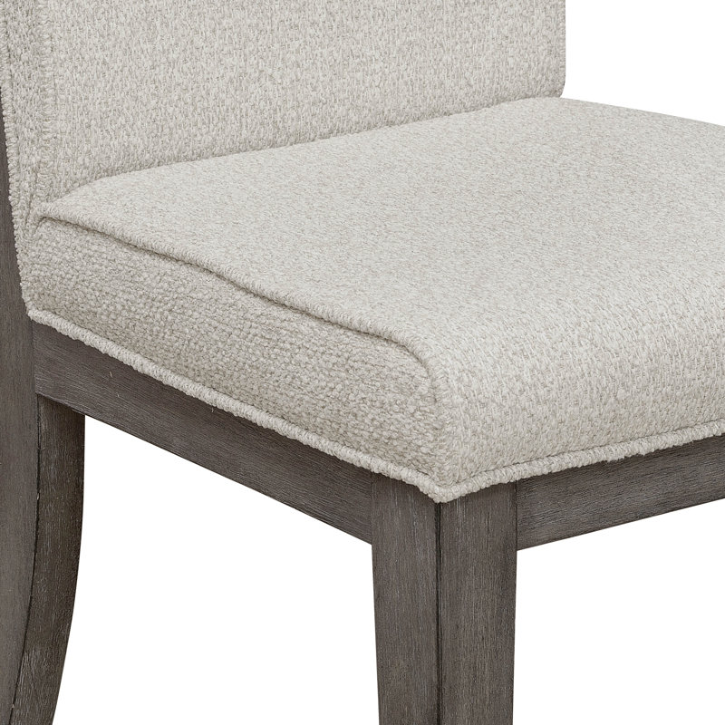 Ensemble de deux chaises d'appoint rembourrées Mario