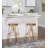 Lindzie Swivel Adjustable Height Counter Stool-827945791