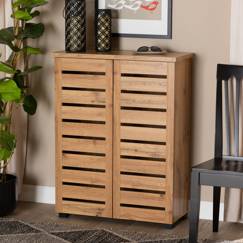Anvar 15 Pair Shoe Storage Cabinet