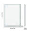 Miroir mural lumineux sans cadre Cevat-1865587673
