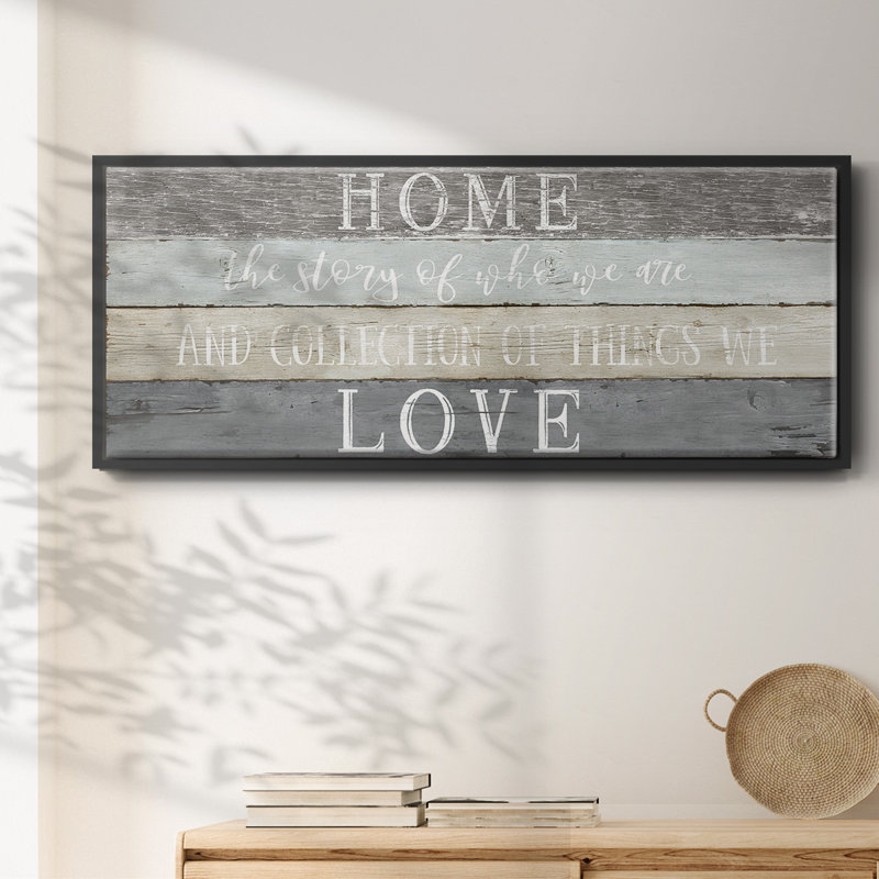 Home Love- Framed Canvas