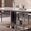 Table de salle à manger rectangulaire légère de luxe moderne-1956530574-1956530576