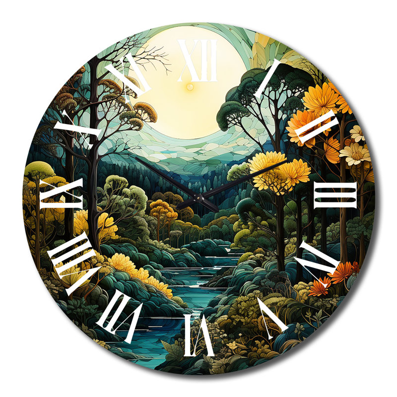Horloge murale en métal Beena, Très grand
