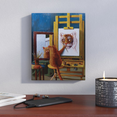 «Norman Catwell» par Poynor, impression sur toile