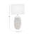 Ceramic Layered Petal Table Lamp-24388971