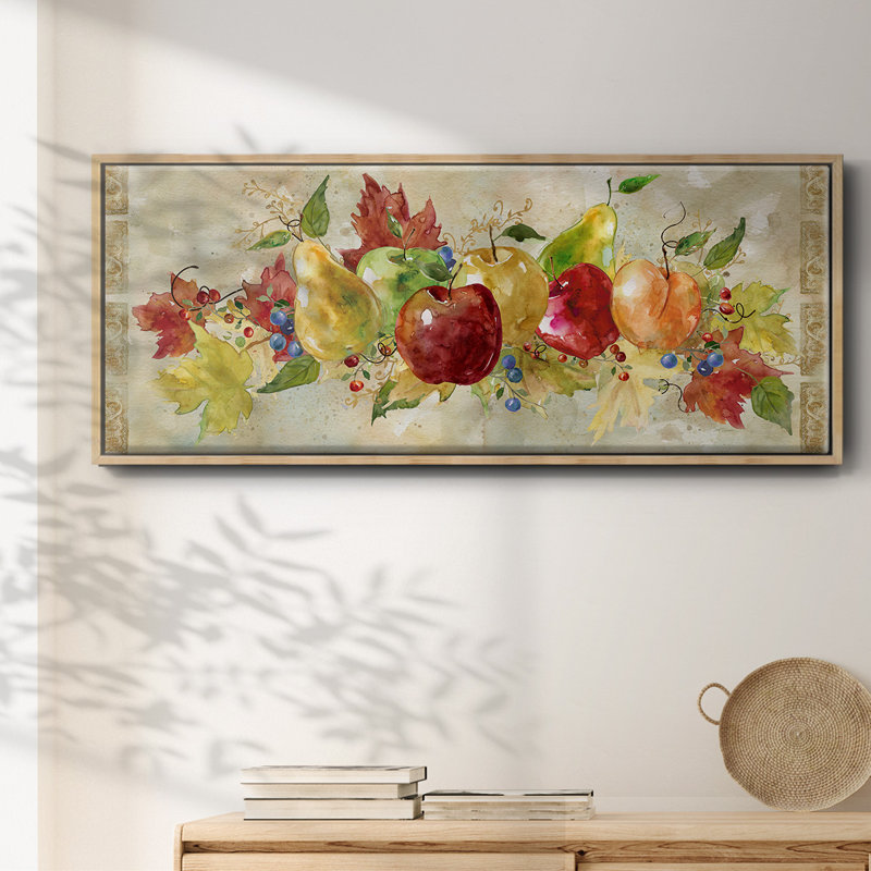 Venetian Fruit- Framed Canvas, 24" H x 60" W
