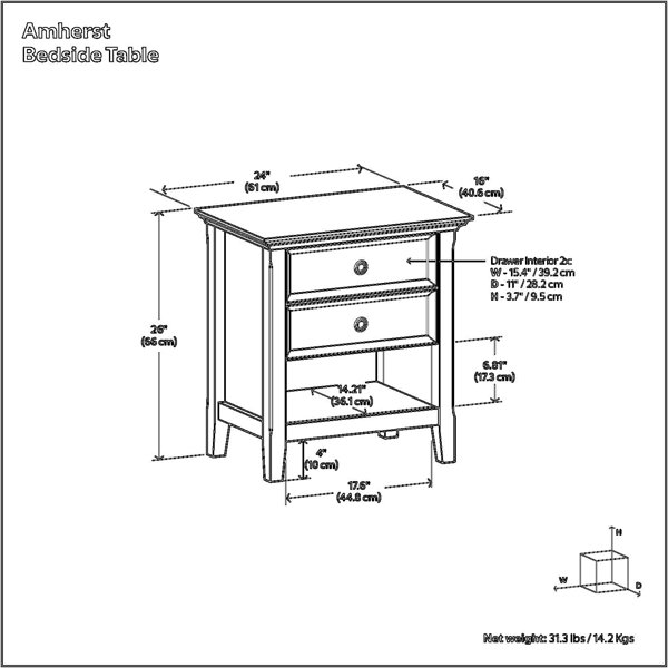 Dimensions du produit