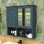 Armoire de salle de bain 2 en 1 avec tablettes réglables et portes à fermeture douce-1012000202