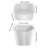 Plastic Rolling Laundry Hamper with Handles