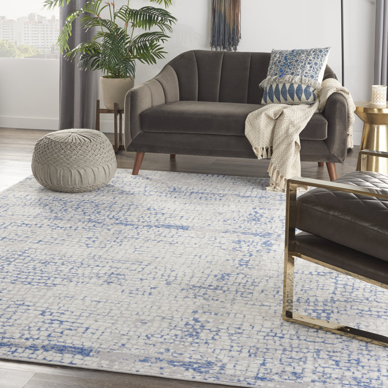 Abstract Indoor Rug, Rectangle 7' x 10'