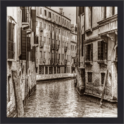 "Italie en sépia 1", reproduction de photo encadrée