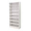 Armoire à chaussures à 9 niveaux avec tablettes réglables et rangement pour chaussures en bois blanc