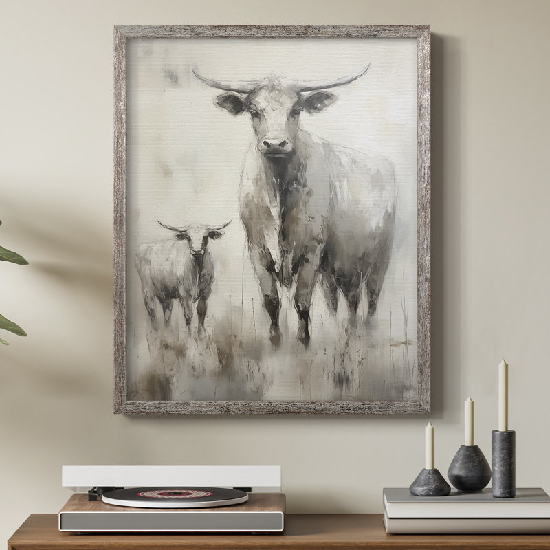ANIMALS Series CCXCVI, reproduction encadrée - bois massif, H 11 po x l 9 po