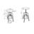 Lindzie Swivel Adjustable Height Counter Stool-827945791