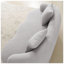 Canapé courbé en mousse et ressorts l 66,93 po x P 35 po x H 27,6 po Avery