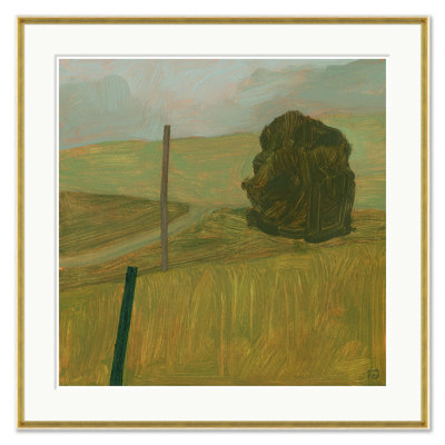 Pasture On My Road Print by Leslie Snipes