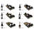 Allavino Reserva Series 67 Bottle 71" Tall Single Zone Left Hinge Black Shallow Wine Refrigerator with Wood Front Shelves-90958736
