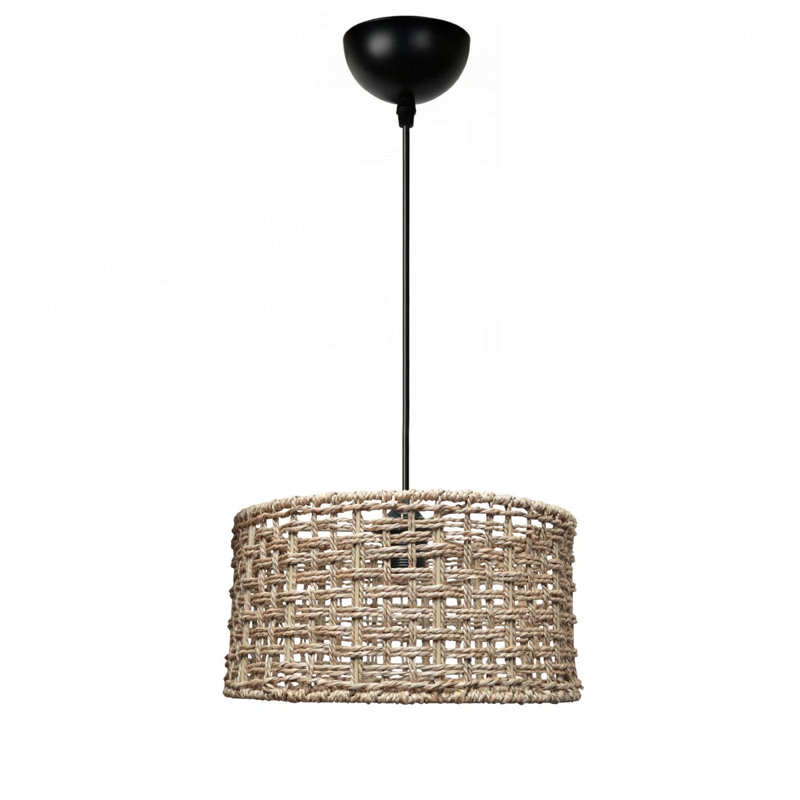 Lustre réglable élégant, structure en métal, finition naturelle, plaque de base de 11,8 po x 2,8 po | Hauteur: 7,9 - 27,6 pouces | Douille E27 de 40 W maximum, non incluse | Parfait pour la salle à manger, le salon et les vestibules, classé IP20