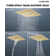 LED Thermostatic Shower Faucet 16" High-Pressure Dual Showerheads with Bluetooth Music