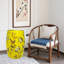Tabouret en céramique fleur et oiseau-1789698620
