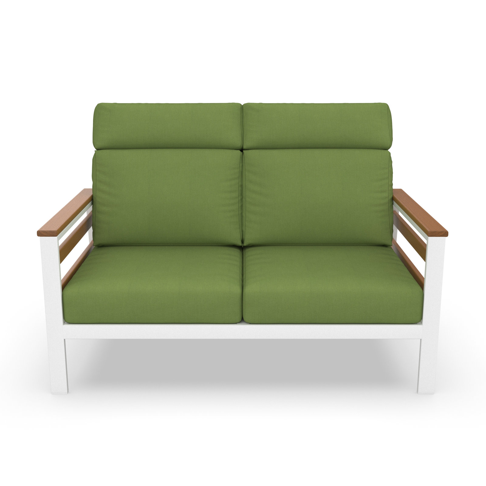 Townsend 55" Sunbrella® Patio Loveseat, Spectrum Cilantro