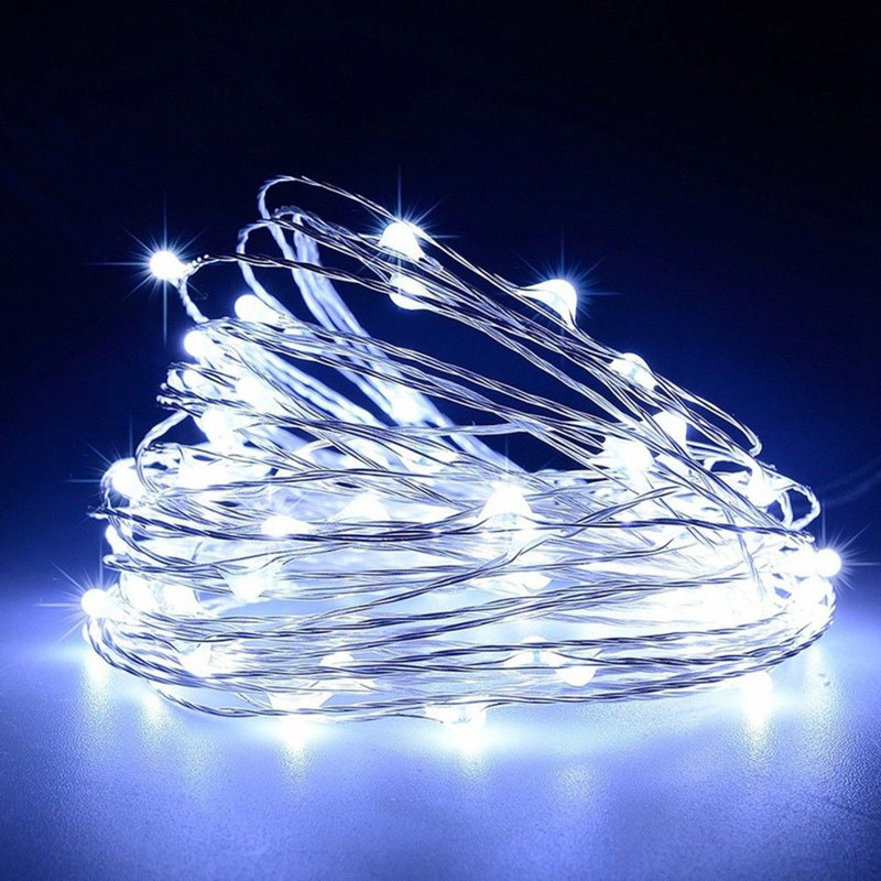 Alcinia 1 - Bulb 393.7'' Plug-in Fairy String Light, White
