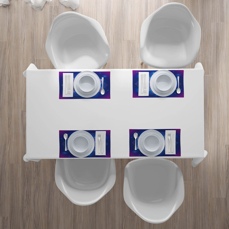 Polyester Geometric Rectangle Placemat