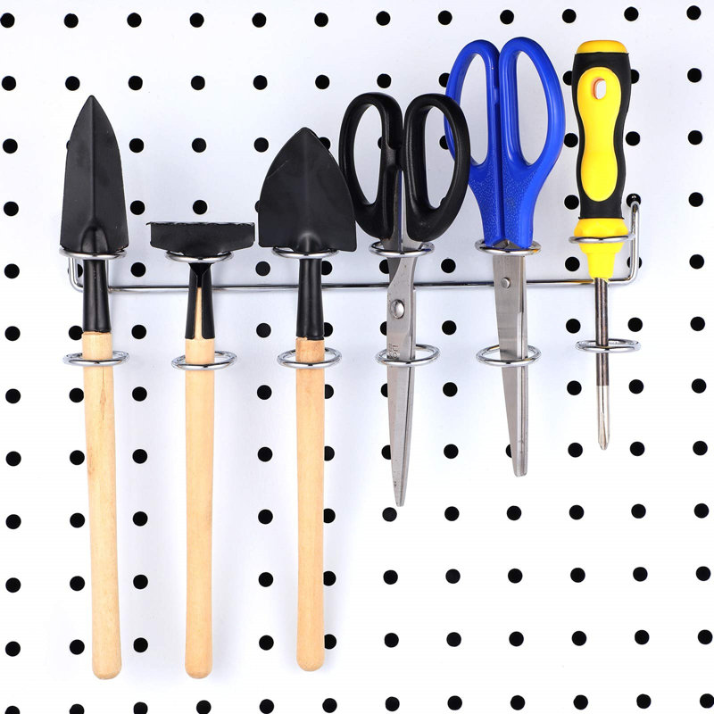 Pin board screwdriver support - 2 sets of multi-tool organizer