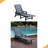 HDPE Chaise Lounge Chair Outdoor, Pool Lounge Chairs With 4-Position Adjustable Backrest, Supports Up To 360 LBS-1179725000