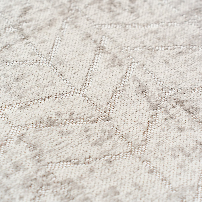 Mad Men Jacob's Ladder White Plains Recycled P.E.T Area Rug, Square 140 cm
