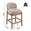 Tabouret de bar à hauteur de comptoir de 26,50 po Orwell-132460424-132460426