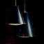 French Maid Chandelier Small (Blue and Polished Nickel)