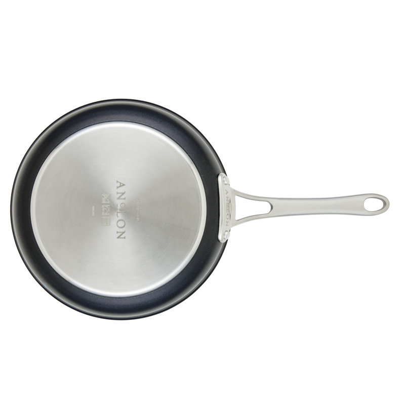 Anolon X Hybrid Nonstick Stainless Steel Frying Pan Set, 2 Piece