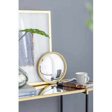 Metal Mirror with Shelf - Large