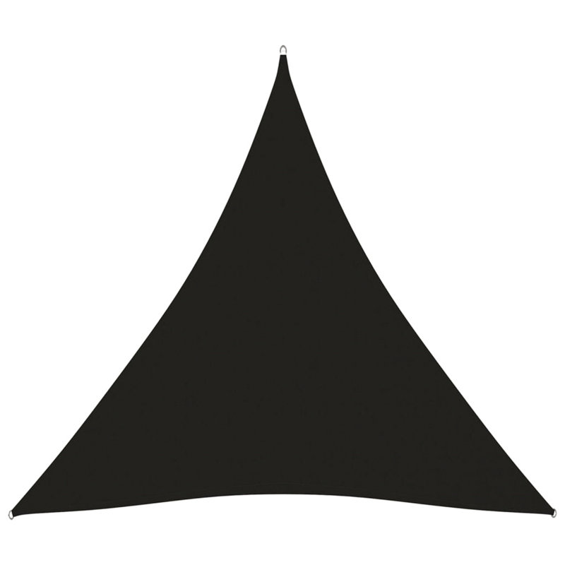 Naplate Triangle Shade Sail, Black, 4m x 4m x 4m