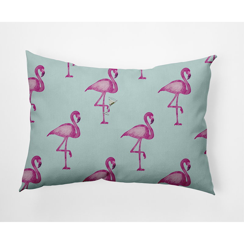 Coussin Flamingo Flamingo, Turquoise