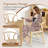 Modern Dining Chair Weave Kitchen Armchairs with Y-Shaped Curved Backrest-690791866-690791867