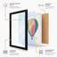 Geometric Hot Air Balloon Retro - Framed Print-1197264546-1197264549