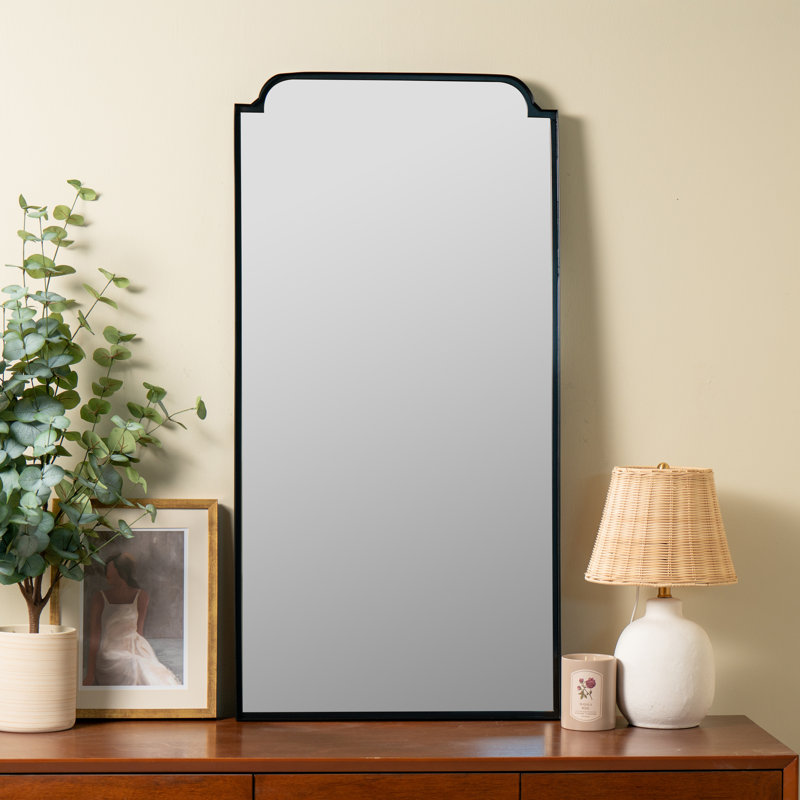 Miroir décoratif Abner, Noir