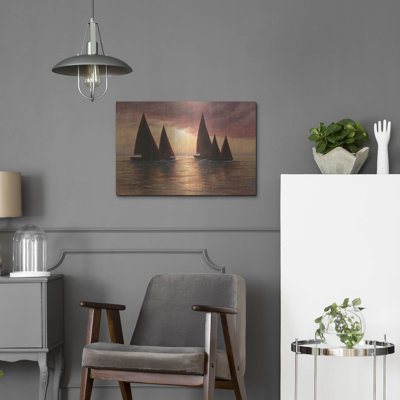 Breakwater Bay ' Dream Sails' by Diane Romanello, Metal Wall Art