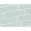 Carrelage de mur et de piscine à bord droit en verre 3 po x 12 po Metro-36910349