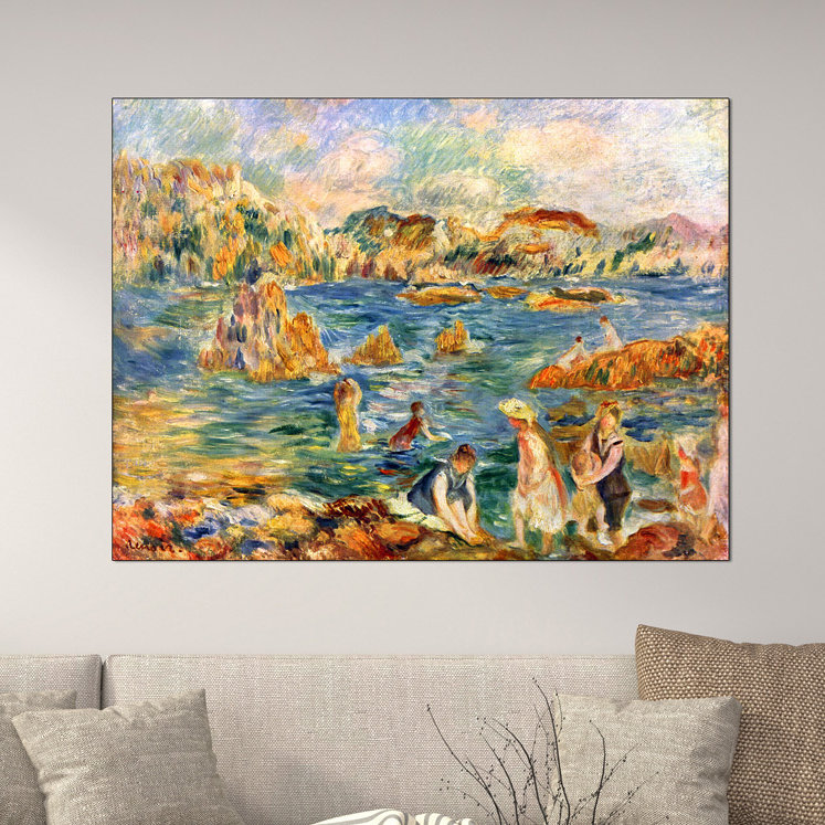 Pierre-Auguste Renoir - Wrapped Canvas Painting, 90cm H x 120cm W x 1.8cm D