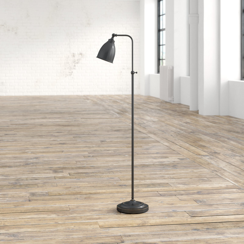Pelletier 62'' Arched Floor Lamp, Dark Bronze