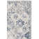 Harty Oriental White/Royal Blue Area Rug