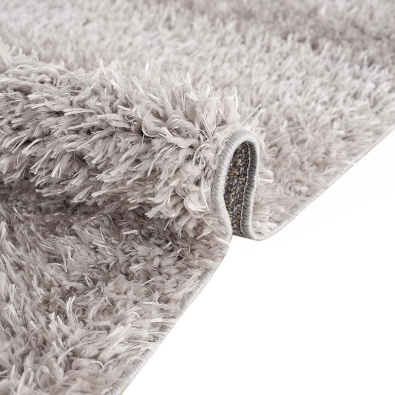 Tapis à poils longs en polyester super doux, Rectangle 3 pi 11 po x 5 pi 11 po