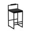 Ensemble de 2 tabourets de bar rembourrés en velours avec tabourets de cuisine modernes-932040494-932040495