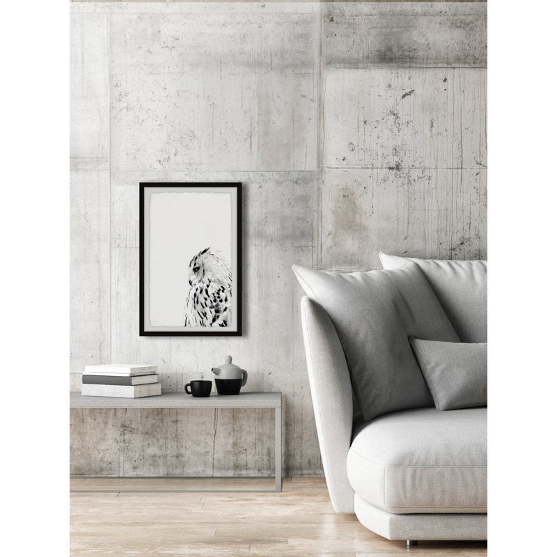 «Steely Gaze II» par Maria Giovanni - impression encadrée, H 45 po x l 30 po x P 1,5 po